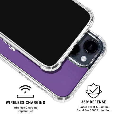 Texas Christian University TCU Horned Frogs iPhone 14 Clear Case